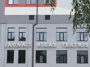 Uzraksts Jaunais Rīgas teātris